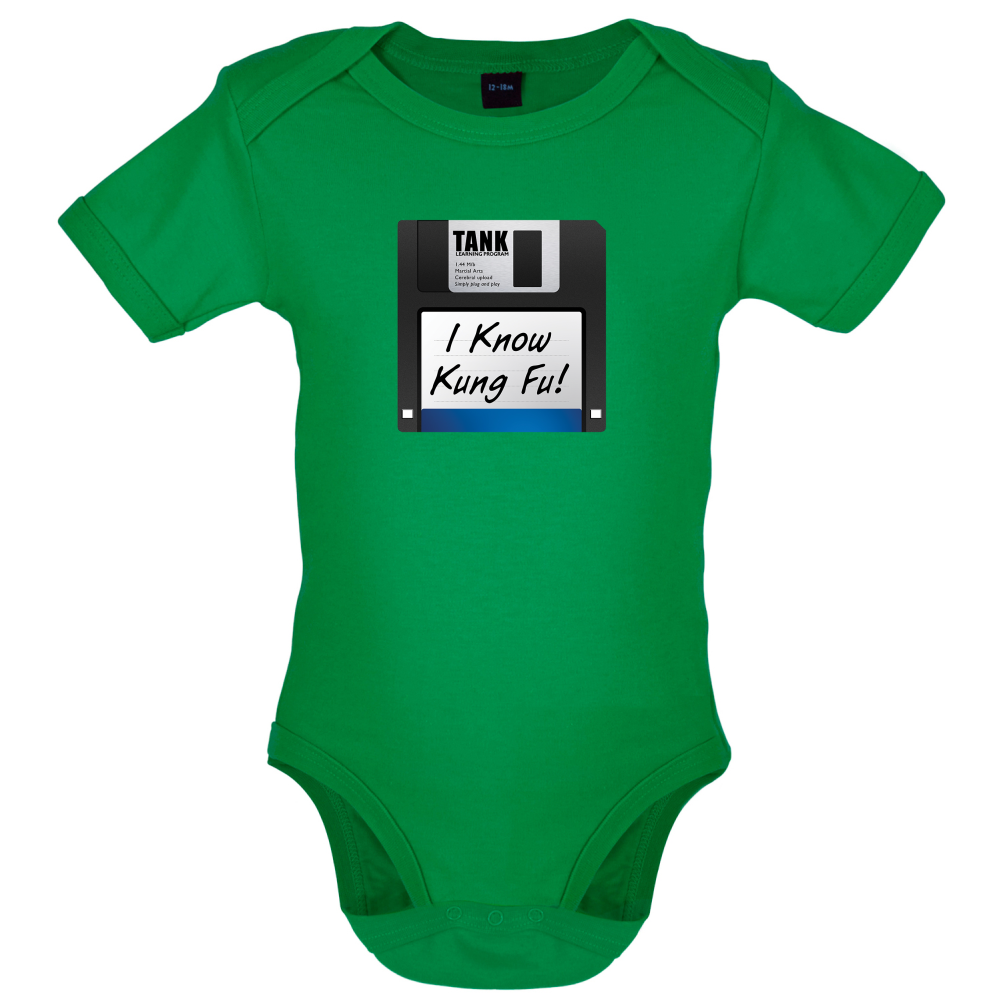 I Know Kung Fu Baby T Shirt