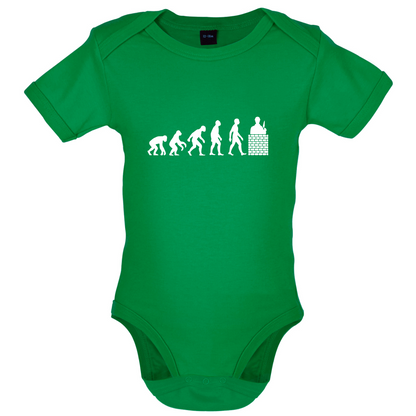 Evolution Of Man Brick Layer Baby T Shirt