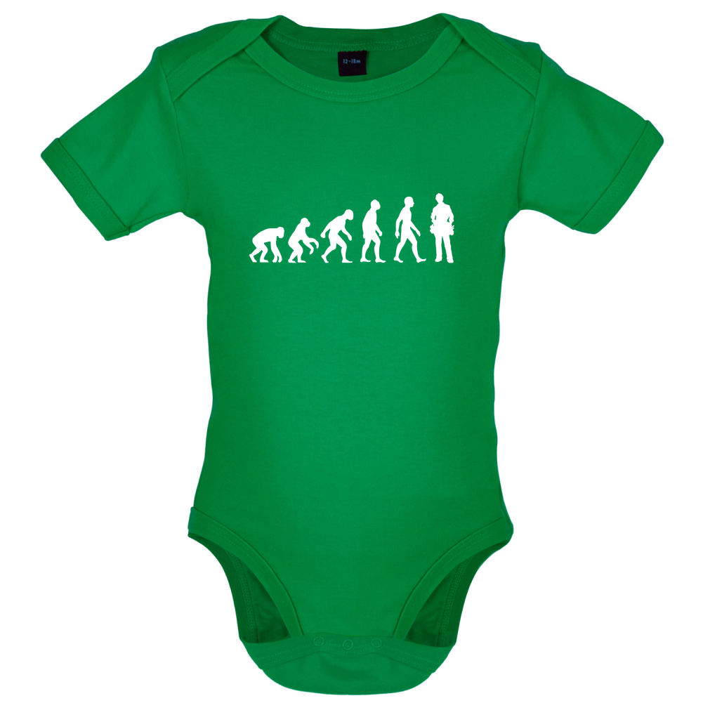 Evolution Of Man Electrician Baby T Shirt
