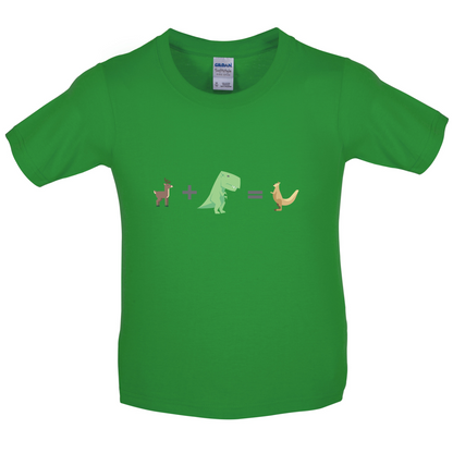 T-Rex, Deer, Kangaroo Kids T Shirt