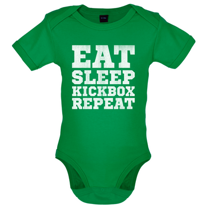 Eat Sleep Kickbox REPEAT Baby T Shirt