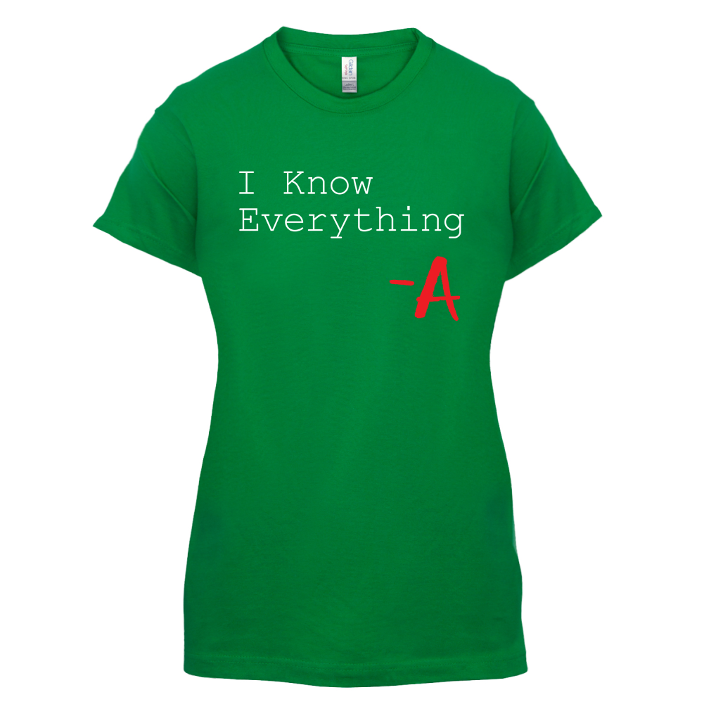 I Know Everything T Shirt