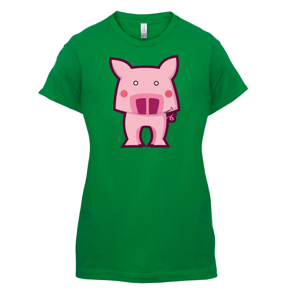 Cute Pig Kids T Shirt