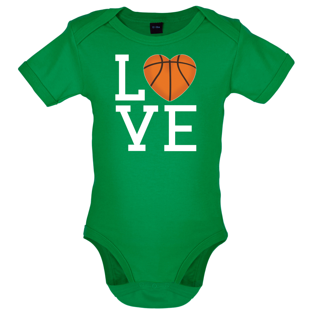 I Love Basketball  Baby T Shirt