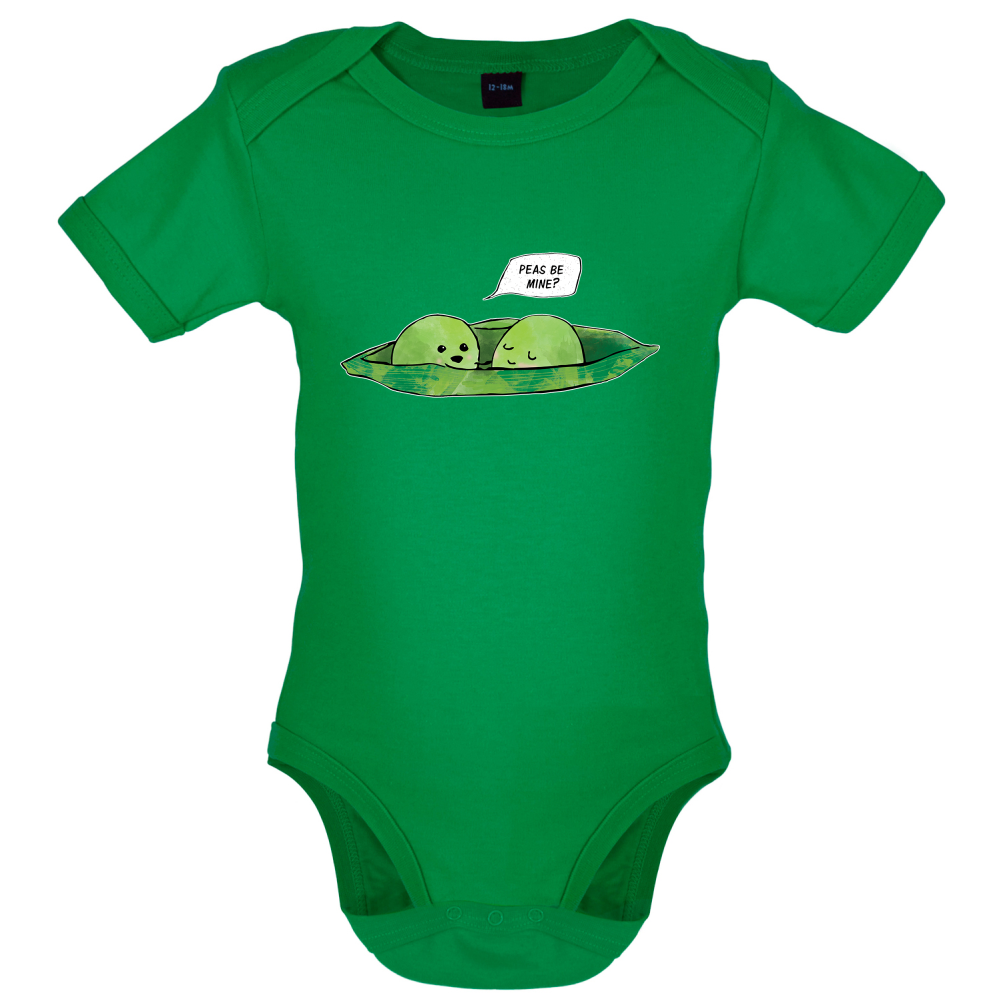 Peas Be Mine Baby T Shirt
