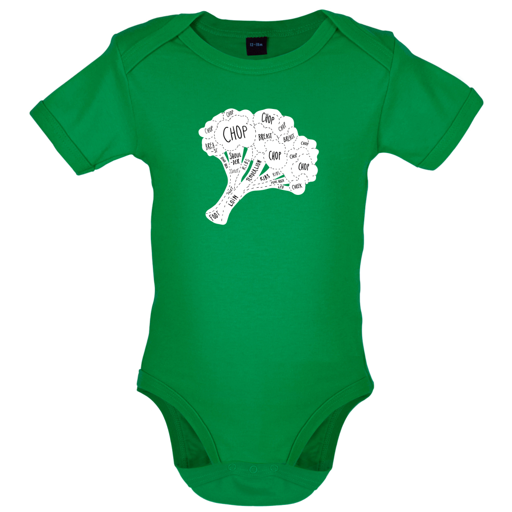 Butcher Broccoli Diagram Baby T Shirt
