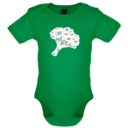 Butcher Broccoli Diagram Baby T Shirt