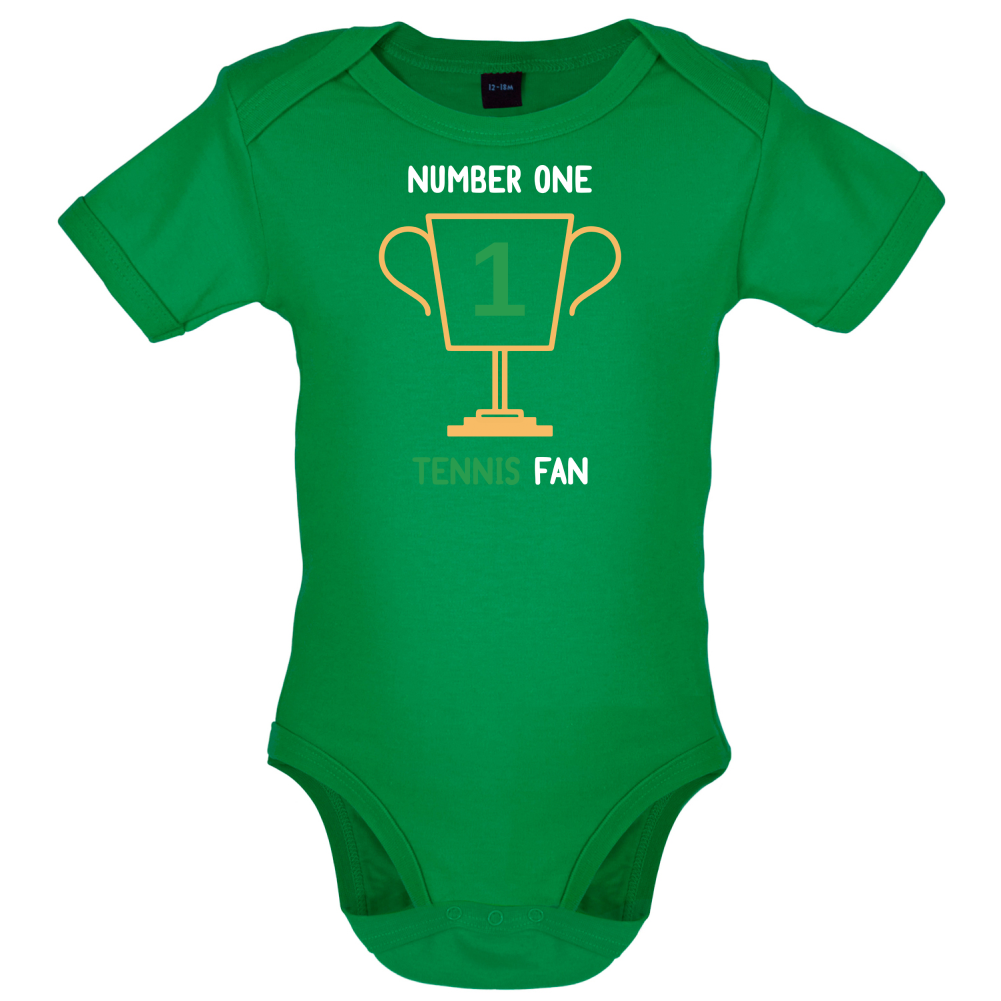 Number 1 Tennis Fan Baby T Shirt