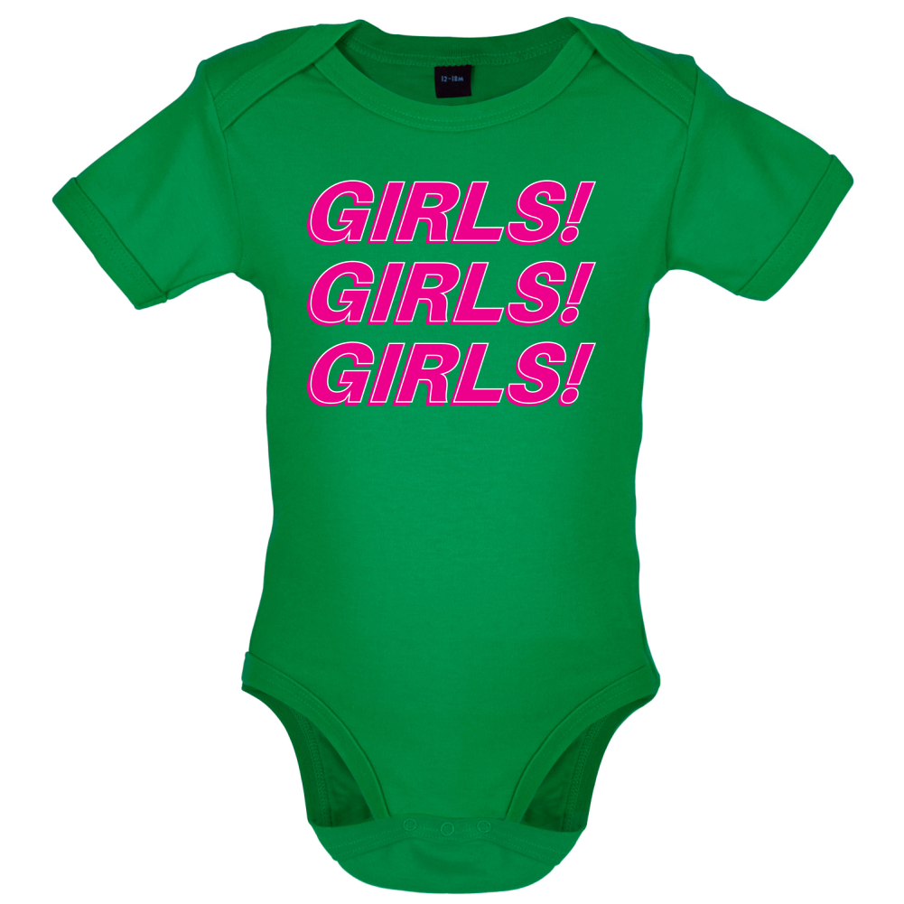 Girls Girls Girls Baby T Shirt