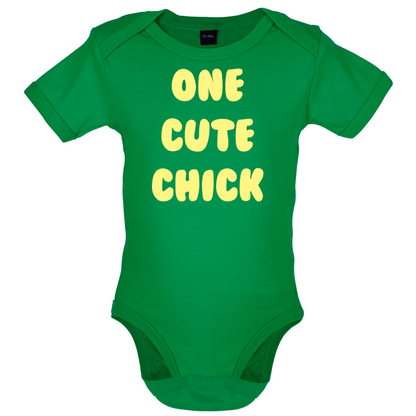 One Cute Chick  Baby T Shirt