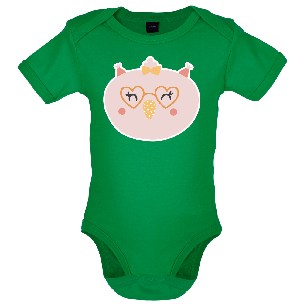 Smiley Face Chick Baby T Shirt