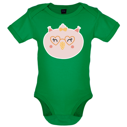 Smiley Face Chick Baby T Shirt