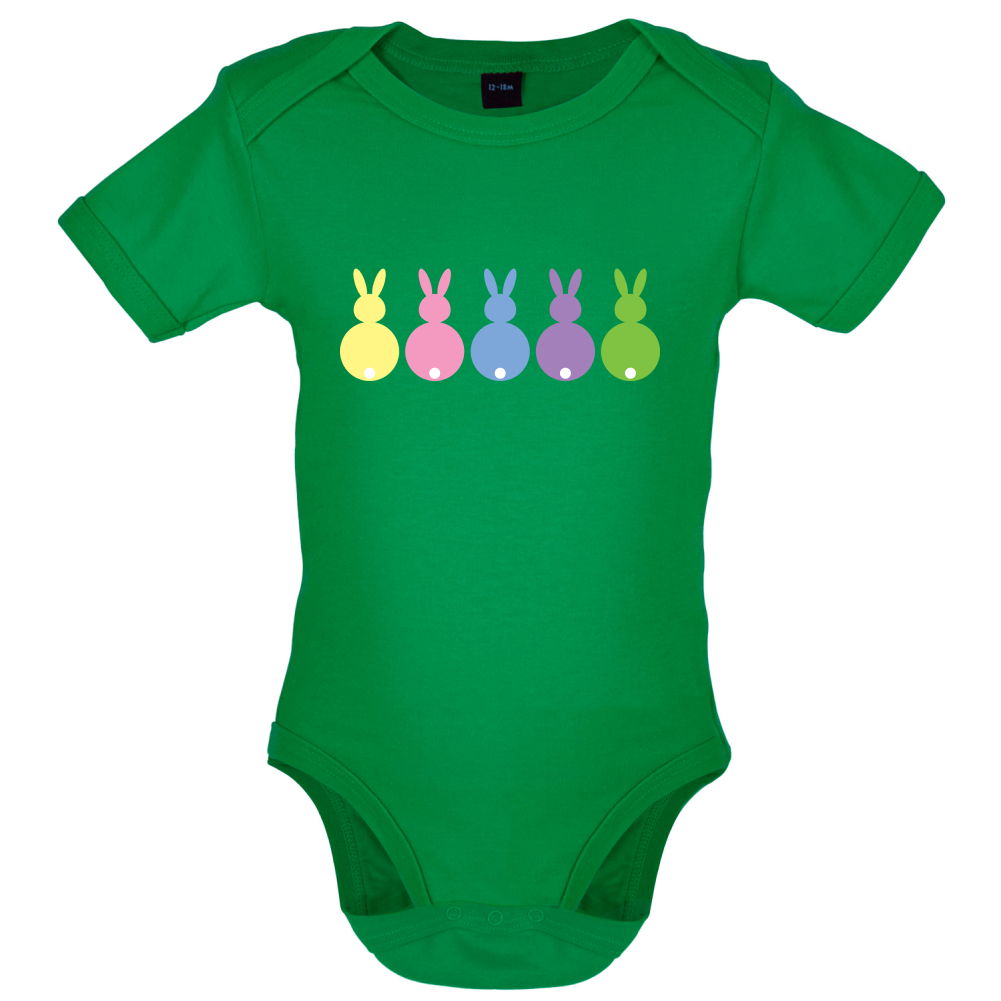 Multi Colour Easter Bunny's Baby T Shirt
