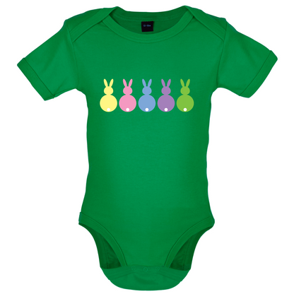 Multi Colour Easter Bunny's Baby T Shirt