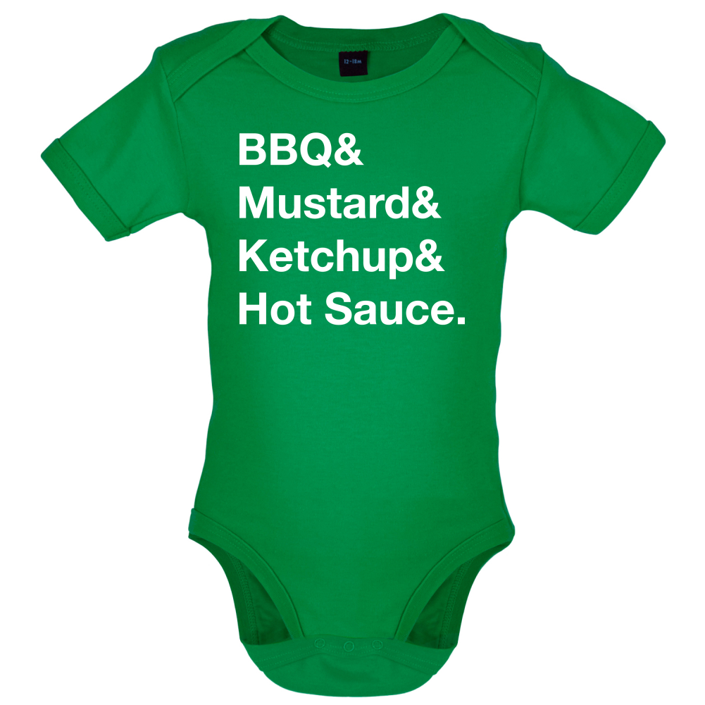 BBQ & Mustart & Ketchup Baby T Shirt