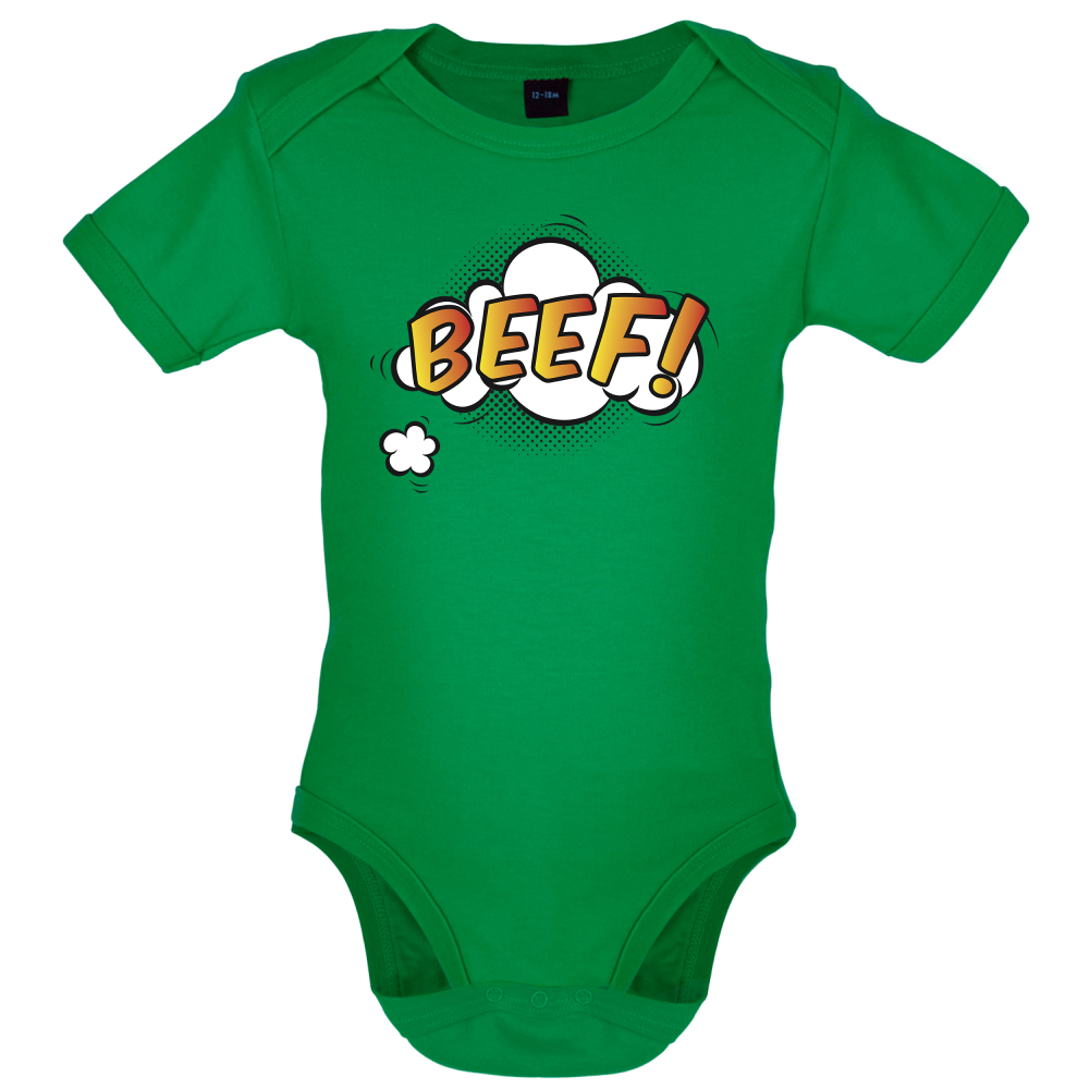 BEEF Word Art Baby T Shirt
