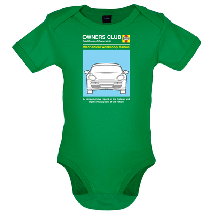Car Owners Manual 987 Baby T Shirt