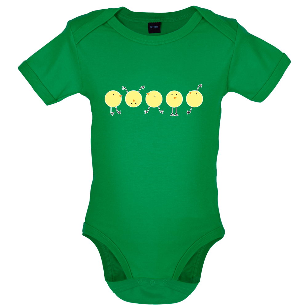 Yellow Chicks Baby T Shirt