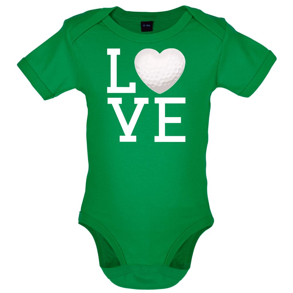 I Love Golf Baby T Shirt
