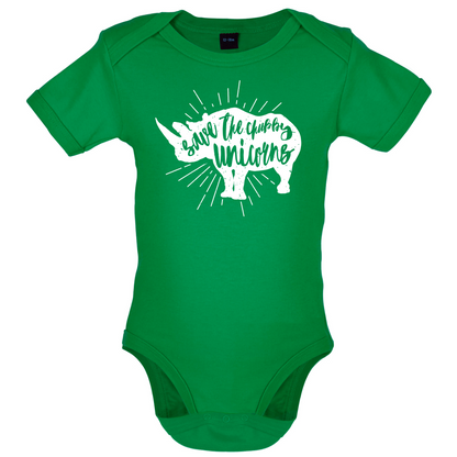 Chubby Unicorns Baby T Shirt