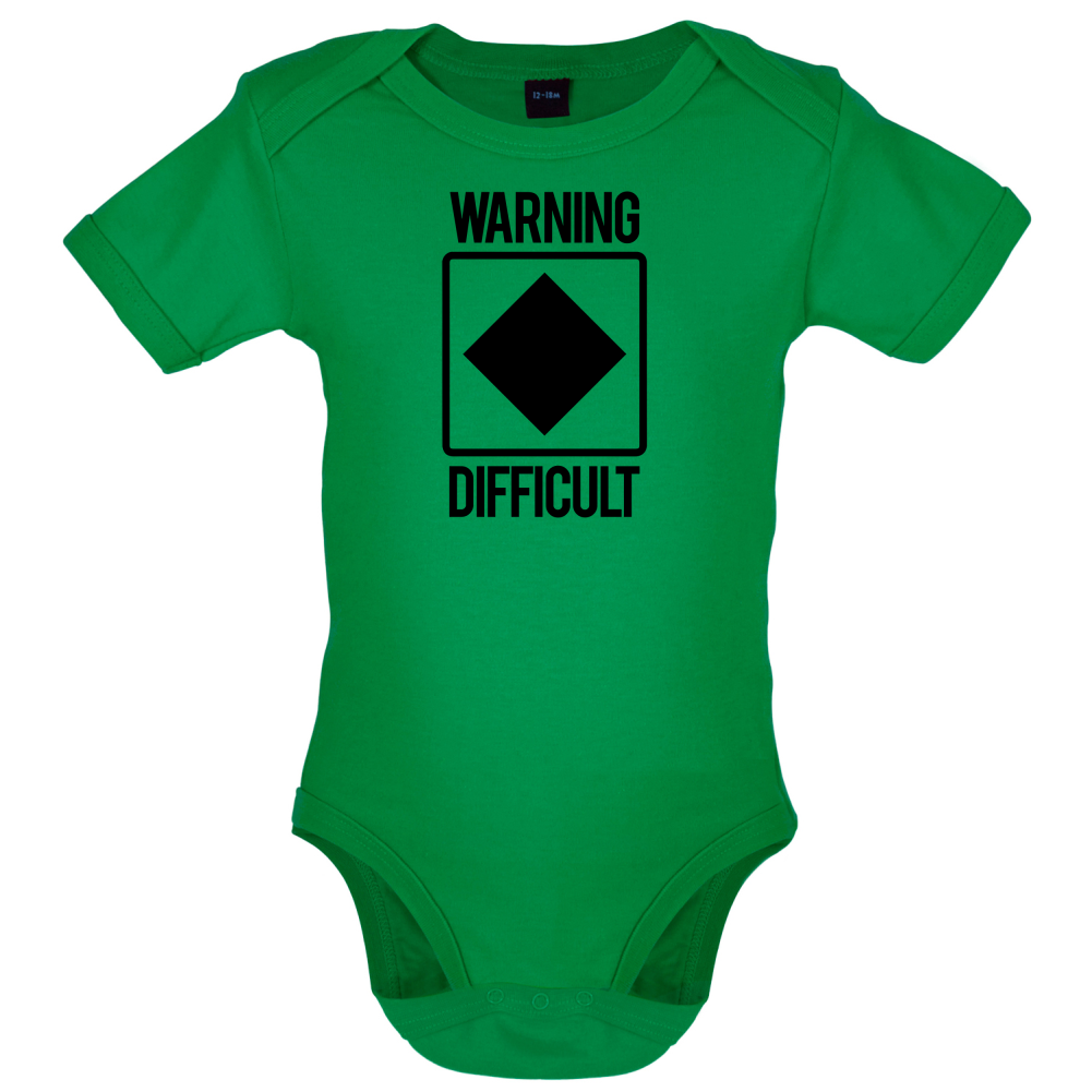 Warning Difficult Baby T Shirt