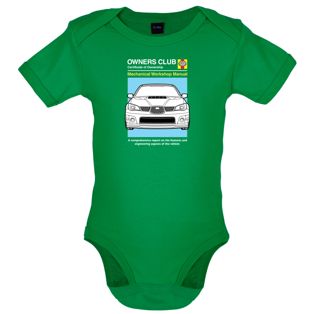 Car Owners Manual Impreza Baby T Shirt