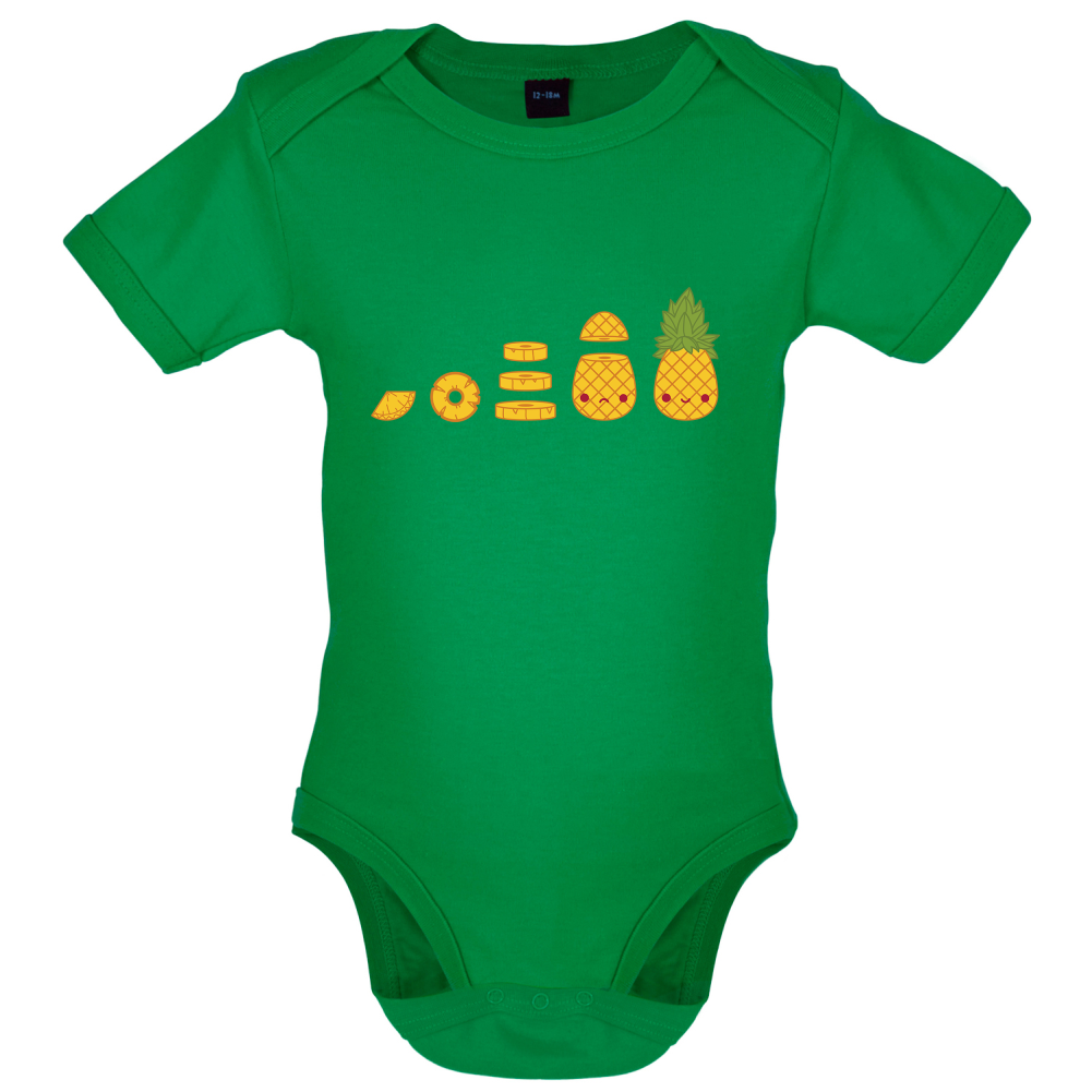 Evolution Of Pineapple Baby T Shirt