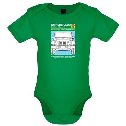 Car Owners Manual Jeep Baby T Shirt