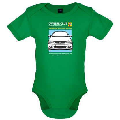Car Owners Manual Corsa Baby T Shirt