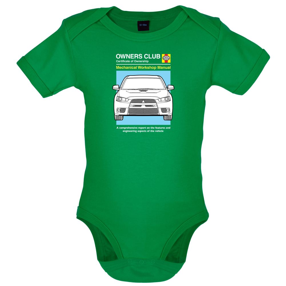 Car Owners Manual Evo Baby T Shirt