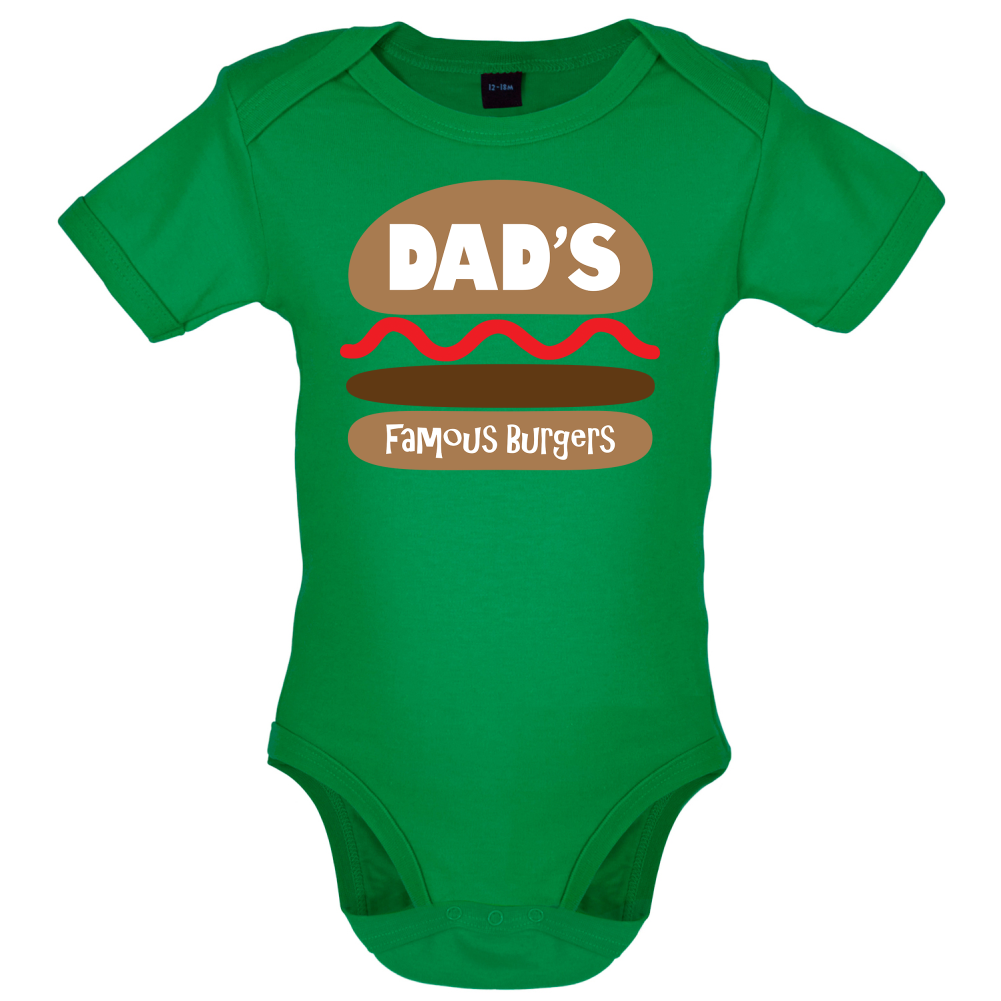 Dad's Famous Burgers Baby T Shirt