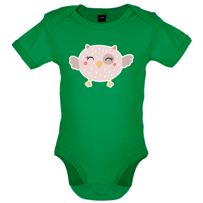 Smiley Face Baby Owl Baby T Shirt