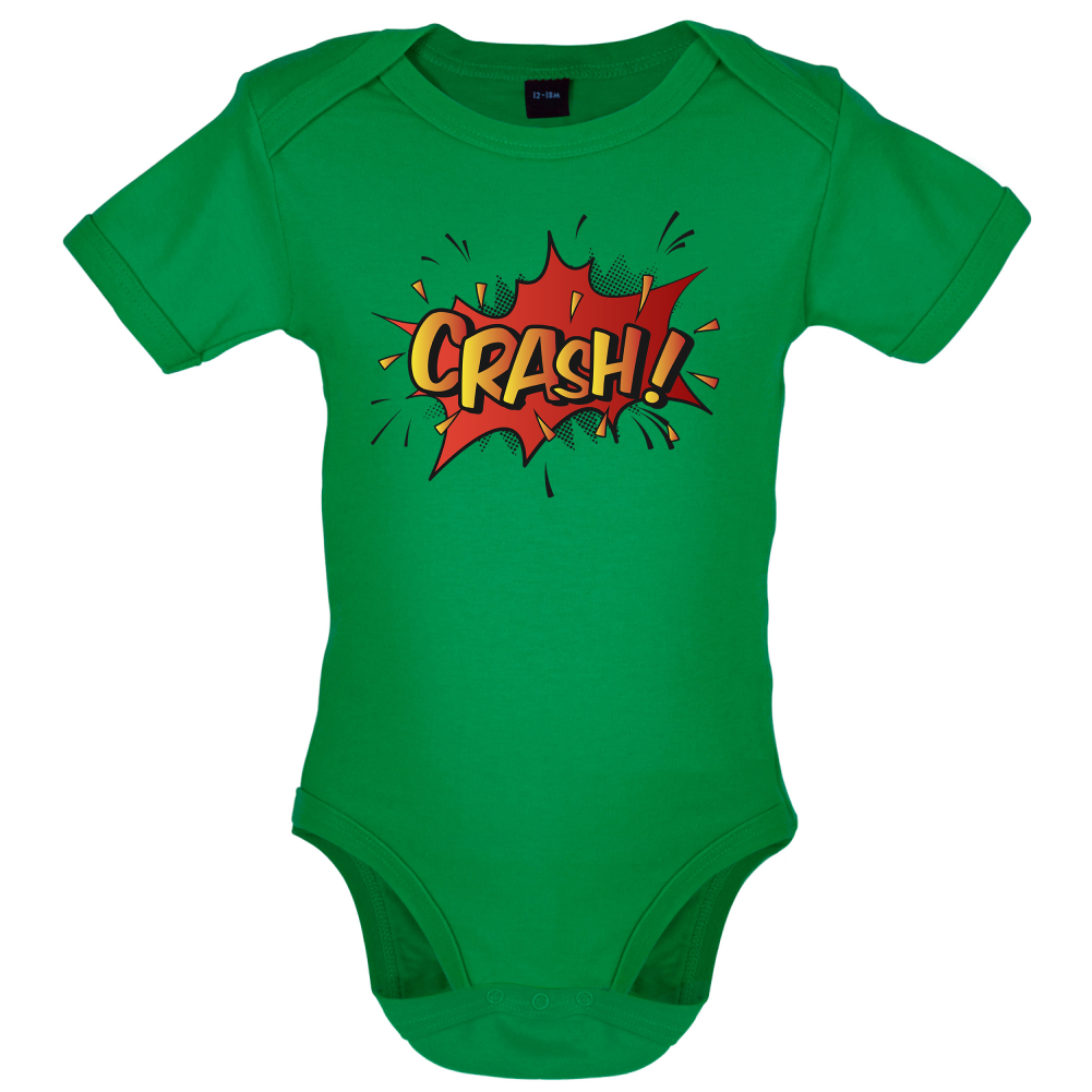 CRASH! Word Art Baby T Shirt