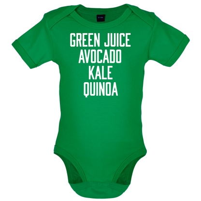 Green Juice Avocado Kale Baby T Shirt