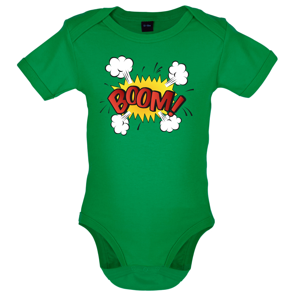 BOOM! Word Art Baby T Shirt