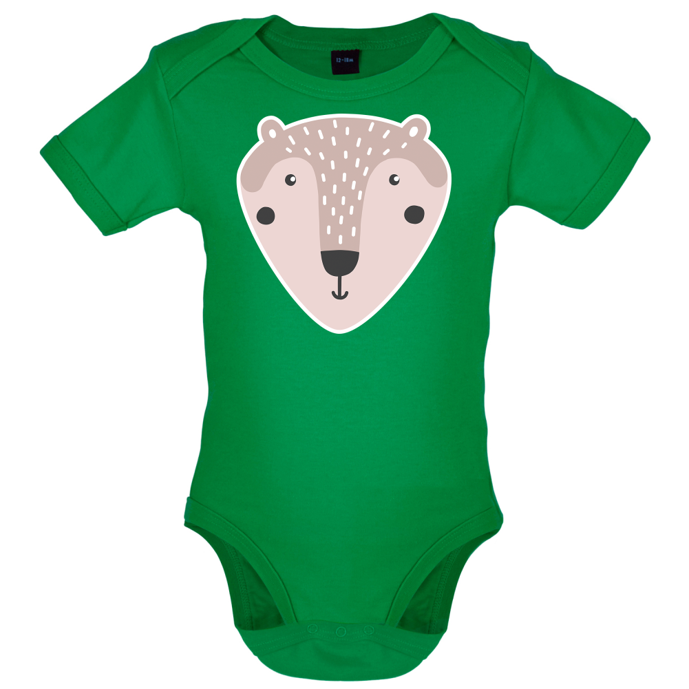 Smiley Face Mr Bear Baby T Shirt