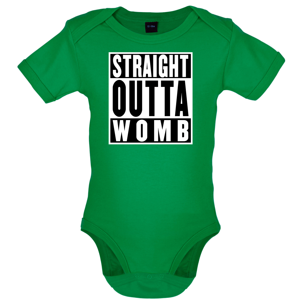 Straight Outta Womb Baby T Shirt