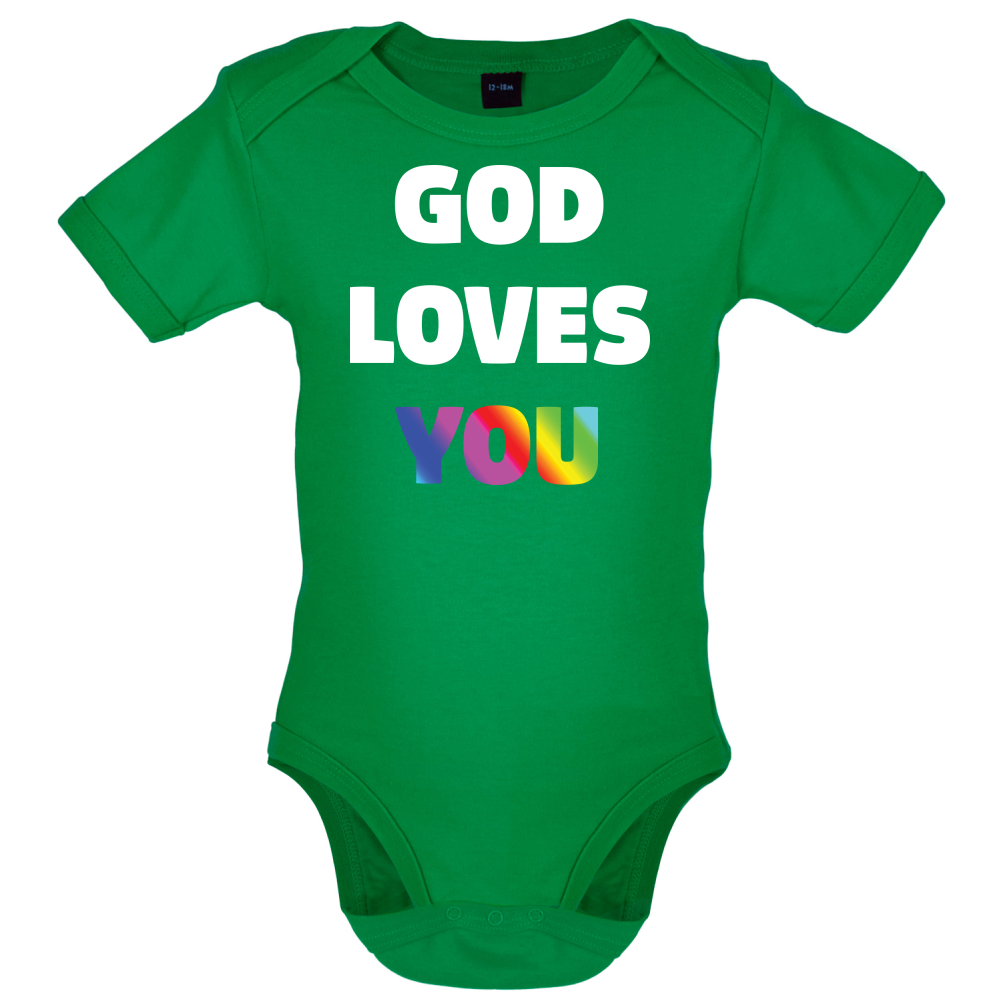 God Loves You Baby T Shirt