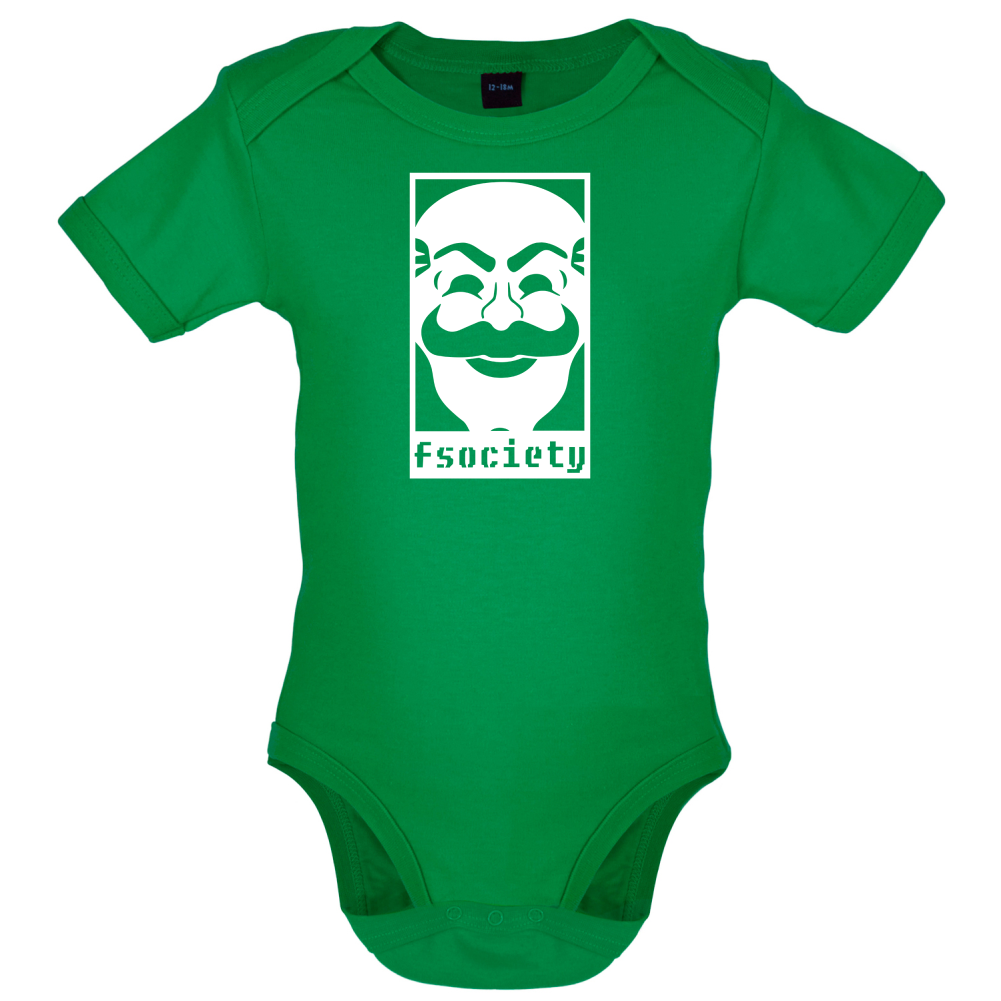 Fsociety Mask Baby T Shirt