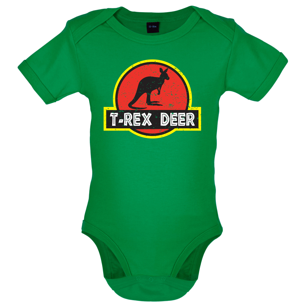 T-Rex Deer Baby T Shirt