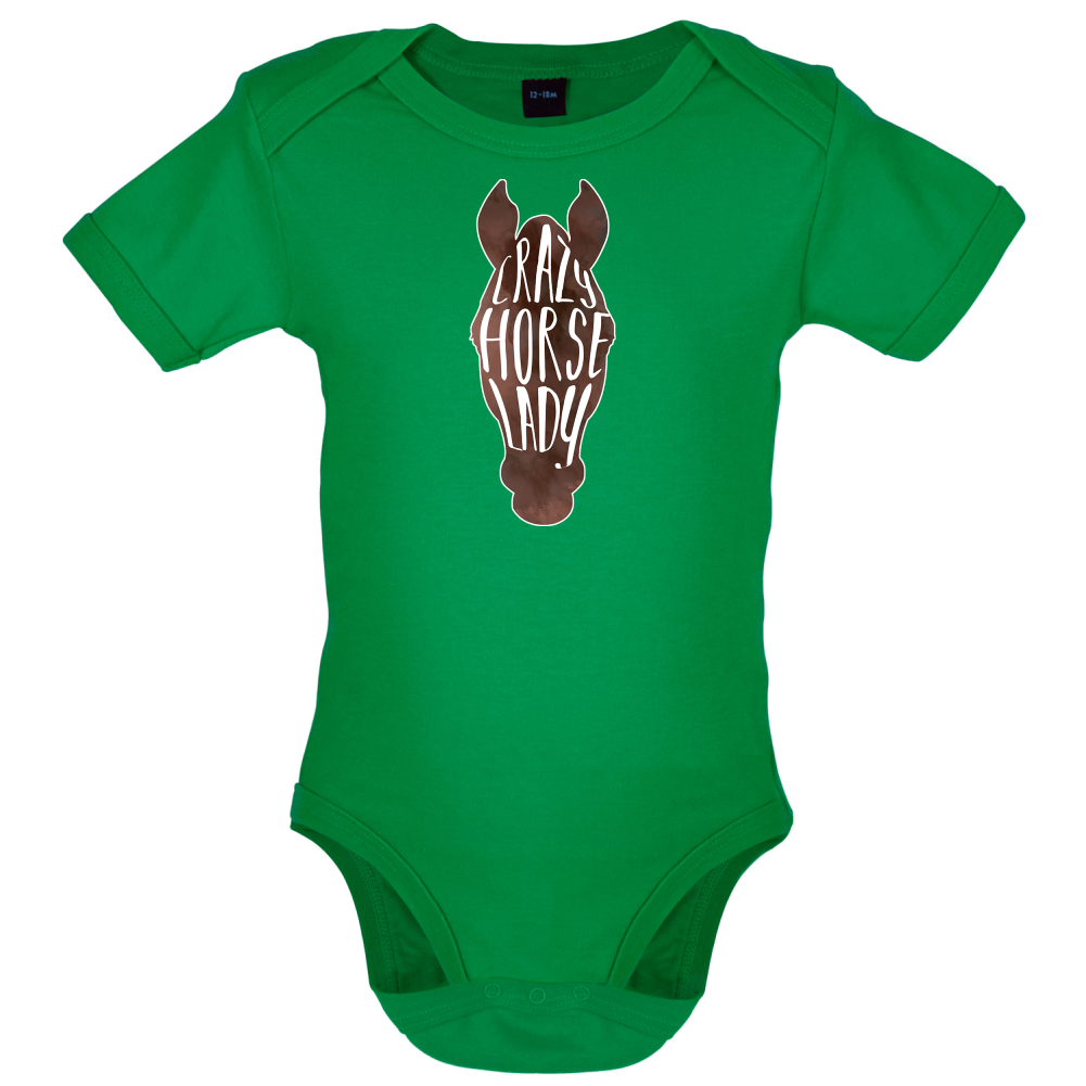 Crazy Horse Lady Baby T Shirt