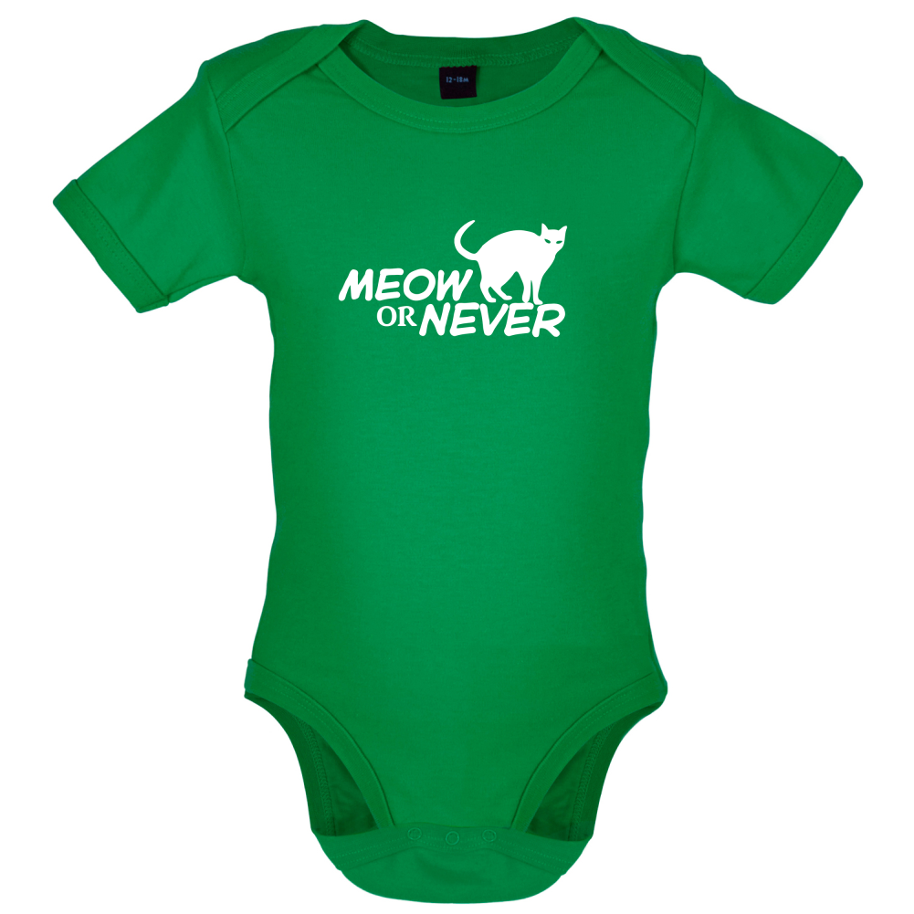 Meow Or Never Baby T Shirt