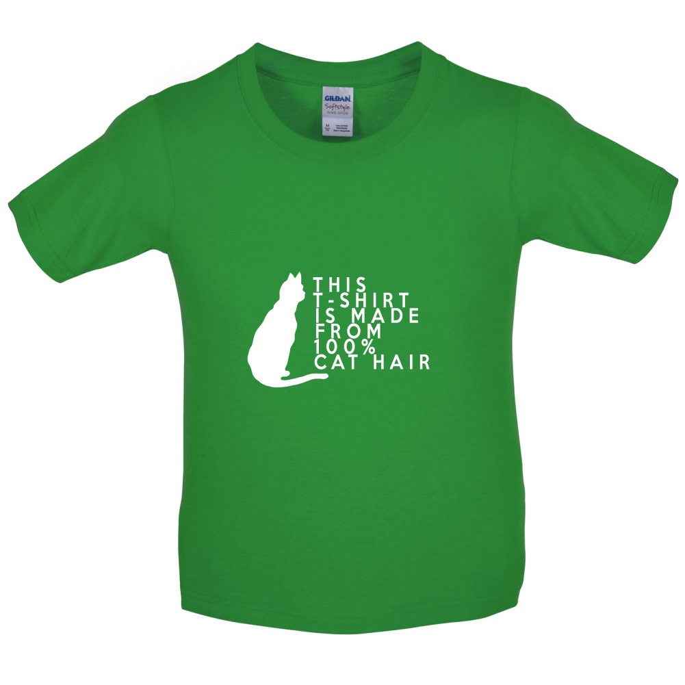 100% Made From Cat Hair Kids T Shirt