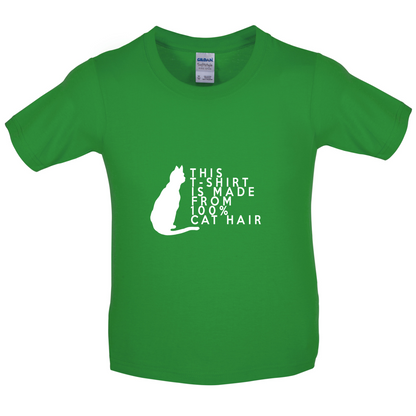 100% Made From Cat Hair Kids T Shirt