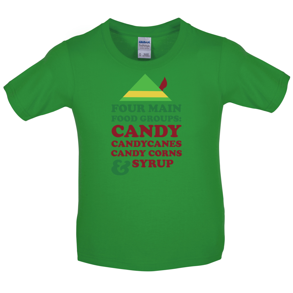 Christmas Food Groups Baby T Shirt