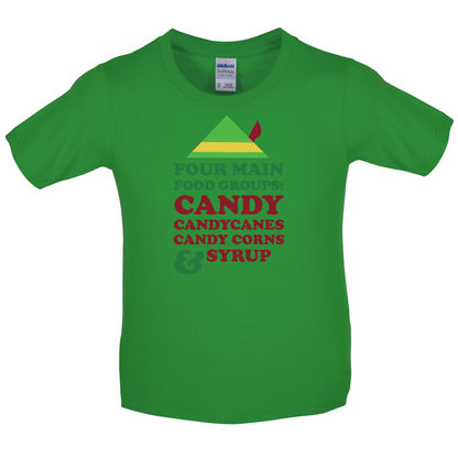Christmas Food Groups Baby T Shirt