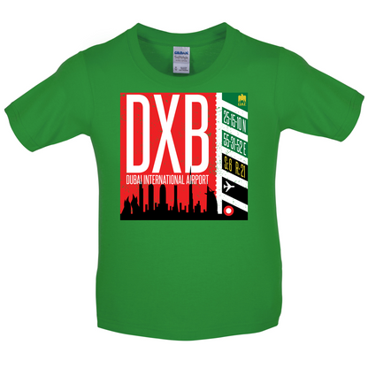 Dubai Airport Kids T Shirt