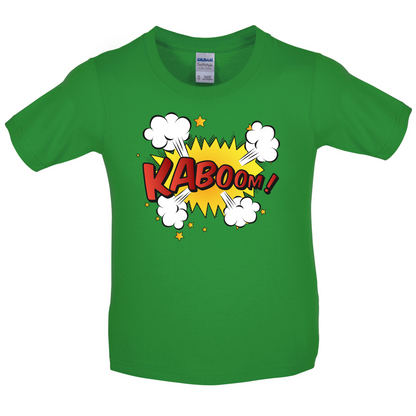 Kaboom! Word Art Kids T Shirt