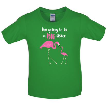 Big Sister Flamingo  Kids T Shirt