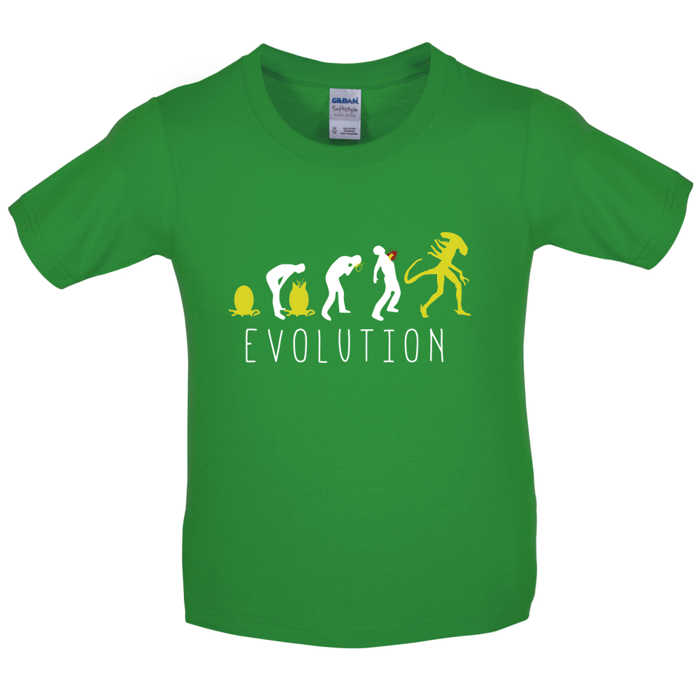 Alien Olution Kids T Shirt
